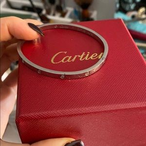 Used diamond screw on bracelet